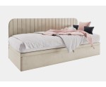 Polsterbett 90x200 cm für Jugendzimmer, Seitenblende abgerundet, ANTOS 1R Polsterbett 90x200 cm für Jugendzimmer, Seitenblende abgerundet, ANTOS 1R