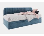 Polsterbett 90x200 cm für Jugendzimmer, Seitenblende abgerundet, ANTOS 1R Polsterbett 90x200 cm für Jugendzimmer, Seitenblende abgerundet, ANTOS 1R
