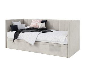 Bequemes Einzelbett 120x200 cm mit Bettkasten, MILENA 1R