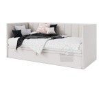 Modernes Jugendbett 90x200 cm mit Stauraum und Seitenteilen, Schlafsofa MILENA 1R Modernes Jugendbett 90x200 cm mit Stauraum und Seitenteilen, Schlafsofa MILENA 1R