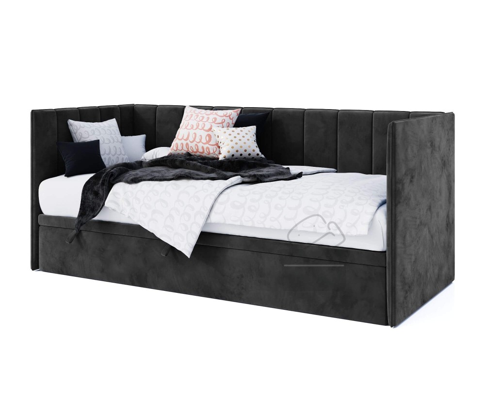 Kinderschlafsofa 100x200 cm mit Bettkasten, Kinderbett MILENA 1R Kinderschlafsofa 100x200 cm mit Bettkasten, Kinderbett MILENA 1R