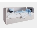 Jugendbett 80x200 cm mit Bettkasten, 2 Kopfteile und Seitenblende abgerundet, OLIVIER 1R Jugendbett 80x200 cm mit Bettkasten, 2 Kopfteile und Seitenblende abgerundet, OLIVIER 1R