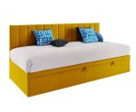 Jugendbett 80x200 cm mit Bettkasten, ohne Matratze, INTARO A43