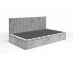 Jugendbett 90x200 cm mit Bettkasten, ohne Matratze, Polsterbett INTARO A43