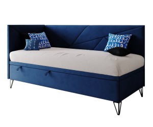 GEOMETRIC 1R Jugendbett 100x200 cm mit Bettkasten, ohne Matratze