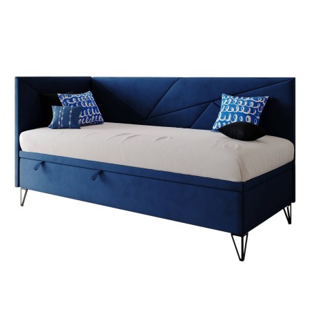 GEOMETRIC 1R Jugendbett 100x200 cm mit Bettkasten, ohne Matratze