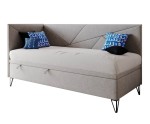 Polsterbett 120x200 cm mit Bettkasten, ohne Matratze, GEOMETRIC 1R Polsterbett 120x200 cm mit Bettkasten, ohne Matratze, GEOMETRIC 1R
