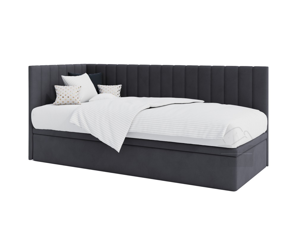 Einzelbett 90x200 cm mit Bettkasten, ohne Matratze, INTARO A44 Einzelbett 90x200 cm mit Bettkasten, ohne Matratze, INTARO A44