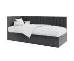 Polsterbett 100x200 cm mit Bettkasten, ohne Matratze, INTARO A44