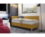 Polsterbett 90x200 cm mit Stauraum, Kinder- & Jugendbett mit Sofafunktion, ohne Matratze, AMELIA 1R
