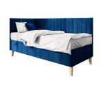 Polsterbett 90x200 cm mit Stauraum, Kinder- & Jugendbett mit Sofafunktion, ohne Matratze, AMELIA 1R