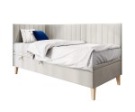 Polsterbett 90x200 cm mit Stauraum, Kinder- & Jugendbett mit Sofafunktion, ohne Matratze, AMELIA 1R Polsterbett 90x200 cm mit Stauraum, Kinder- & Jugendbett mit Sofafunktion, ohne Matratze, AMELIA 1R