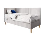 Polsterbett 90x200 cm mit Stauraum, Kinder- & Jugendbett mit Sofafunktion, ohne Matratze, AMELIA 1R