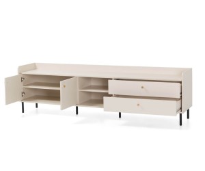 GRANDE GR7 TV-Schrank, TV-Board Breite 210 cm, Sandbeige mit Struktur