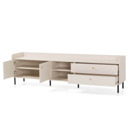GRANDE GR7 TV-Schrank, TV-Board Breite 210 cm, Sandbeige mit Struktur