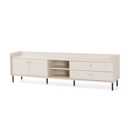 GRANDE GR7 TV-Schrank, TV-Board Breite 210 cm, Sandbeige mit Struktur