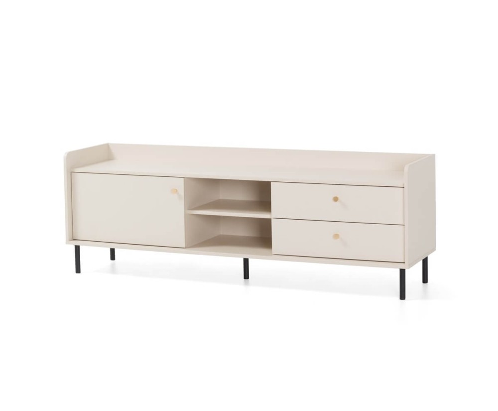 GRANDE GR8 TV-Schrank, TV-Board Breite 170 cm, Sandbeige mit Struktur