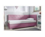 Singlebett 100x200 cm mit Kristall-Steppung, ohne Matratze, Polsterbett PRINCESS 1R Singlebett 100x200 cm mit Kristall-Steppung, ohne Matratze, Polsterbett PRINCESS 1R