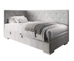 Einzelbett 120x200 cm mit Kristall-Steppung und Stauraum, Jugendbett PRINCESS 1R Einzelbett 120x200 cm mit Kristall-Steppung und Stauraum, Jugendbett PRINCESS 1R