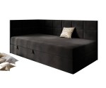 Jugendbett 100x200 cm mit Bettkasten, Einzelbett mit Seitenteilen, MEROO 3M Jugendbett 100x200 cm mit Bettkasten, Einzelbett mit Seitenteilen, MEROO 3M
