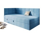 Jugendbett 100x200 cm mit Bettkasten, Einzelbett mit Seitenteilen, MEROO 3M Jugendbett 100x200 cm mit Bettkasten, Einzelbett mit Seitenteilen, MEROO 3M
