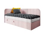 Jugendbett 100x200 cm, Seitenblende und Kopfteil abgerundet, ANTOS 2R Jugendbett 100x200 cm, Seitenblende und Kopfteil abgerundet, ANTOS 2R