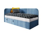 Jugendbett 100x200 cm, Seitenblende und Kopfteil abgerundet, ANTOS 2R Jugendbett 100x200 cm, Seitenblende und Kopfteil abgerundet, ANTOS 2R