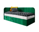 Eckbett 120x200 cm für Kinder, Seitenblende und Kopfteil abgerundet, ANTOS 2R Eckbett 120x200 cm für Kinder, Seitenblende und Kopfteil abgerundet, ANTOS 2R