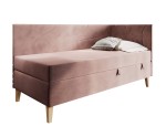 Jugendbett einzeln 80x200 cm mit Bettkasten, Holzfüße, NEPTUN 2M Jugendbett einzeln 80x200 cm mit Bettkasten, Holzfüße, NEPTUN 2M