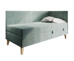 Jugendbett einzeln 80x200 cm mit Bettkasten, Holzfüße, NEPTUN 2M Jugendbett einzeln 80x200 cm mit Bettkasten, Holzfüße, NEPTUN 2M