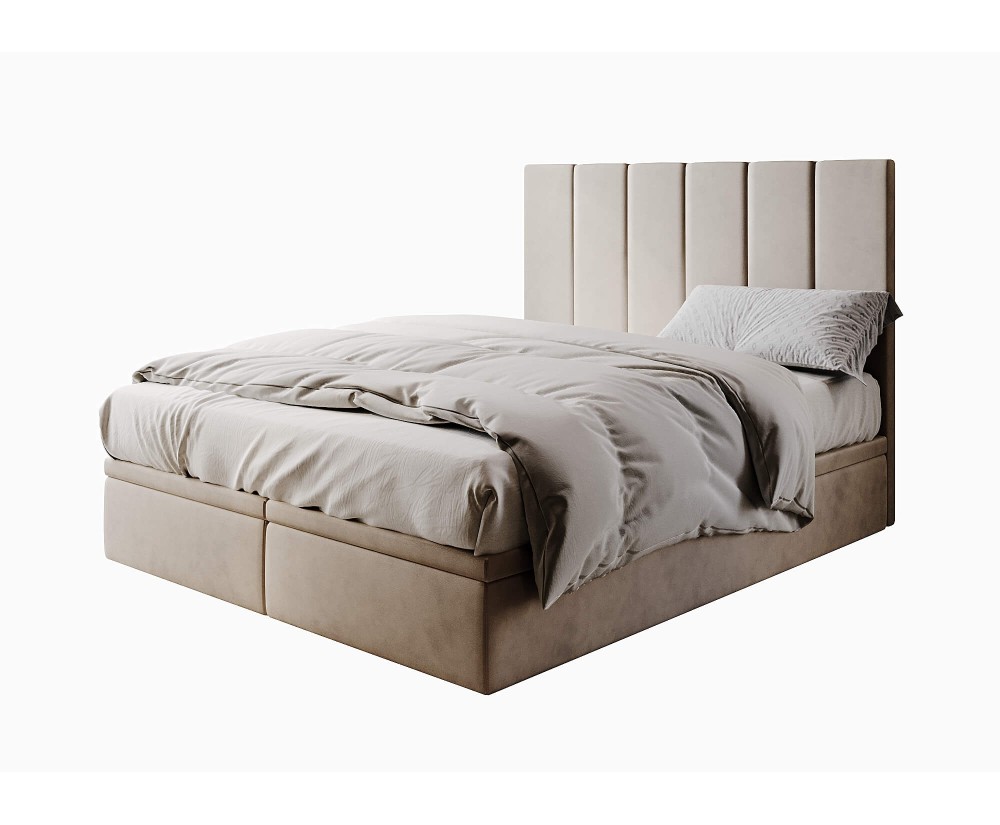 Ehebett 200x200 cm, Polsterbett, Hotelbett mit Bettkasten, PANAMA 6R Ehebett 200x200 cm, Polsterbett, Hotelbett mit Bettkasten, PANAMA 6R