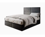 Modernes Polsterbett 140x200 cm, Ehebett, Hotelbett mit Bettkasten, PANAMA 2R