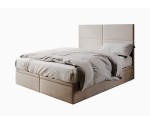 Modernes Polsterbett 140x200 cm, Ehebett, Hotelbett mit Bettkasten, PANAMA 2R