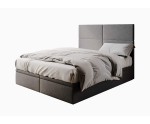 Modernes Polsterbett 140x200 cm, Ehebett, Hotelbett mit Bettkasten, PANAMA 2R