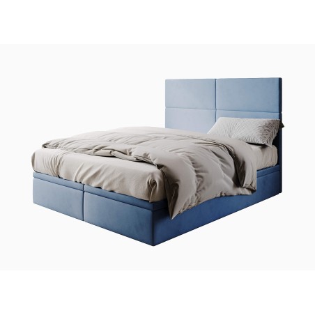 PANAMA 2R Doppelbett 180x200 cm, Polsterbett, Hotelbett mit Kopfteil und Bettkasten