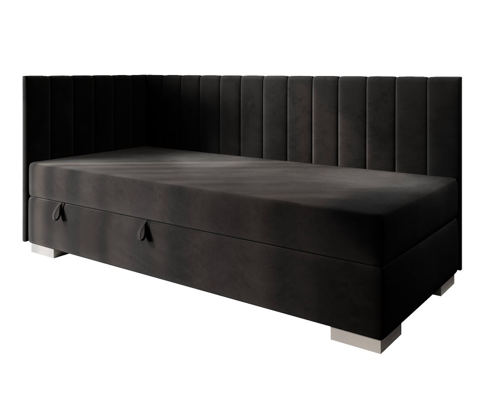 Jugendbett 90x200 cm, Polsterbett, Einzelbett mit Bettkasten, INTARO A40 Jugendbett 90x200 cm, Polsterbett, Einzelbett mit Bettkasten, INTARO A40