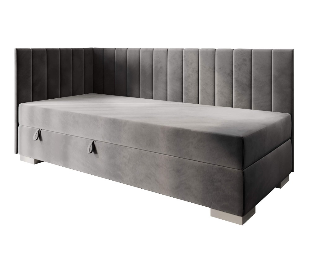 Jugendbett 90x200 cm, Polsterbett, Einzelbett mit Bettkasten, INTARO A40 Jugendbett 90x200 cm, Polsterbett, Einzelbett mit Bettkasten, INTARO A40