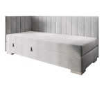 INTARO A40 Einzelbett 100x200 cm, Polsterbett, Jugendbett mit Bettkasten