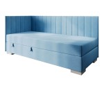 Einzelbett 100x200 cm, Polsterbett, Jugendbett mit Bettkasten, INTARO A40 Einzelbett 100x200 cm, Polsterbett, Jugendbett mit Bettkasten, INTARO A40