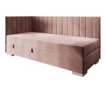 Singlebett 120x200 cm, Polsterbett, Einzelbett mit Bettkasten, INTARO A40 Singlebett 120x200 cm, Polsterbett, Einzelbett mit Bettkasten, INTARO A40