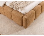 Stilvolles Polsterbett 120x200 cm mit Bettkasten und Boucle-Stoff, Bubble Bett PRATO T12 Stilvolles Polsterbett 120x200 cm mit Bettkasten und Boucle-Stoff, Bubble Bett PRATO T12