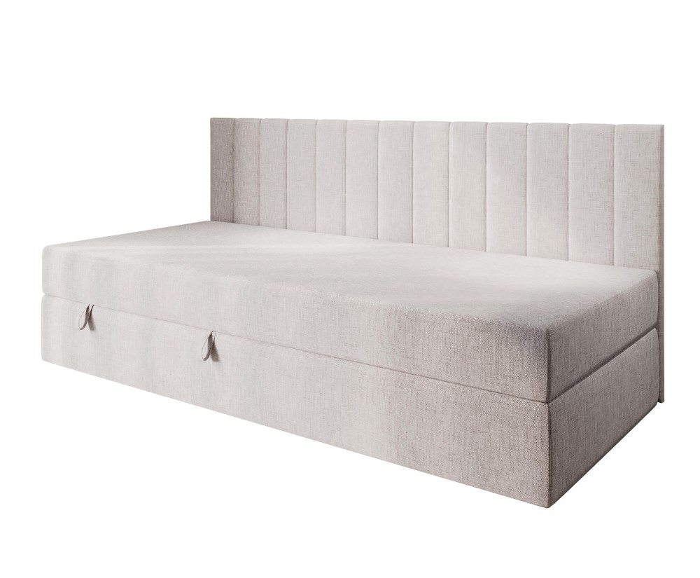 Jugendbett 80x200 cm mit Stauraum, Rückenlehne und Matratze, Polsterbett INTARO 35M Jugendbett 80x200 cm mit Stauraum, Rückenlehne und Matratze, Polsterbett INTARO 35M