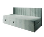 Einzelbett 90x200 cm mit Bettkasten und Bonell-Matratze, Schlafsofa INTARO 35M Einzelbett 90x200 cm mit Bettkasten und Bonell-Matratze, Schlafsofa INTARO 35M
