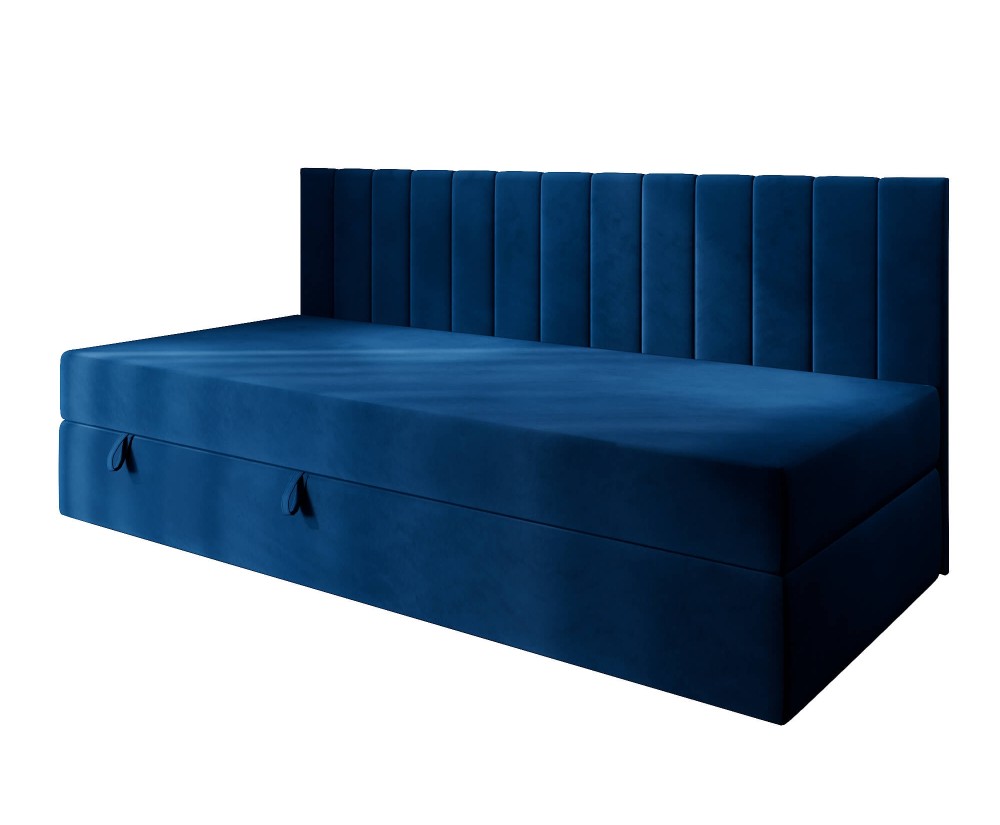 Jugendbett 120x200 cm mit Bettkasten, Seitenblende und Matratze, Polsterbett INTARO 35M Jugendbett 120x200 cm mit Bettkasten, Seitenblende und Matratze, Polsterbett INTARO 35M