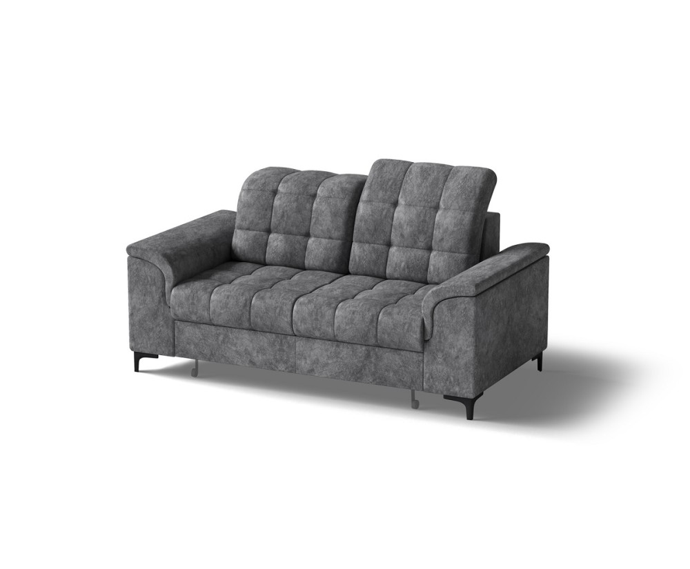 Modernes 2-Sitzer-Sofa mit Bettkasten, verstellbare Kopfteile, FERRO 56