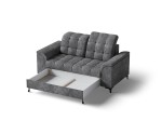 Modernes 2-Sitzer-Sofa mit Bettkasten, verstellbare Kopfteile, FERRO 56