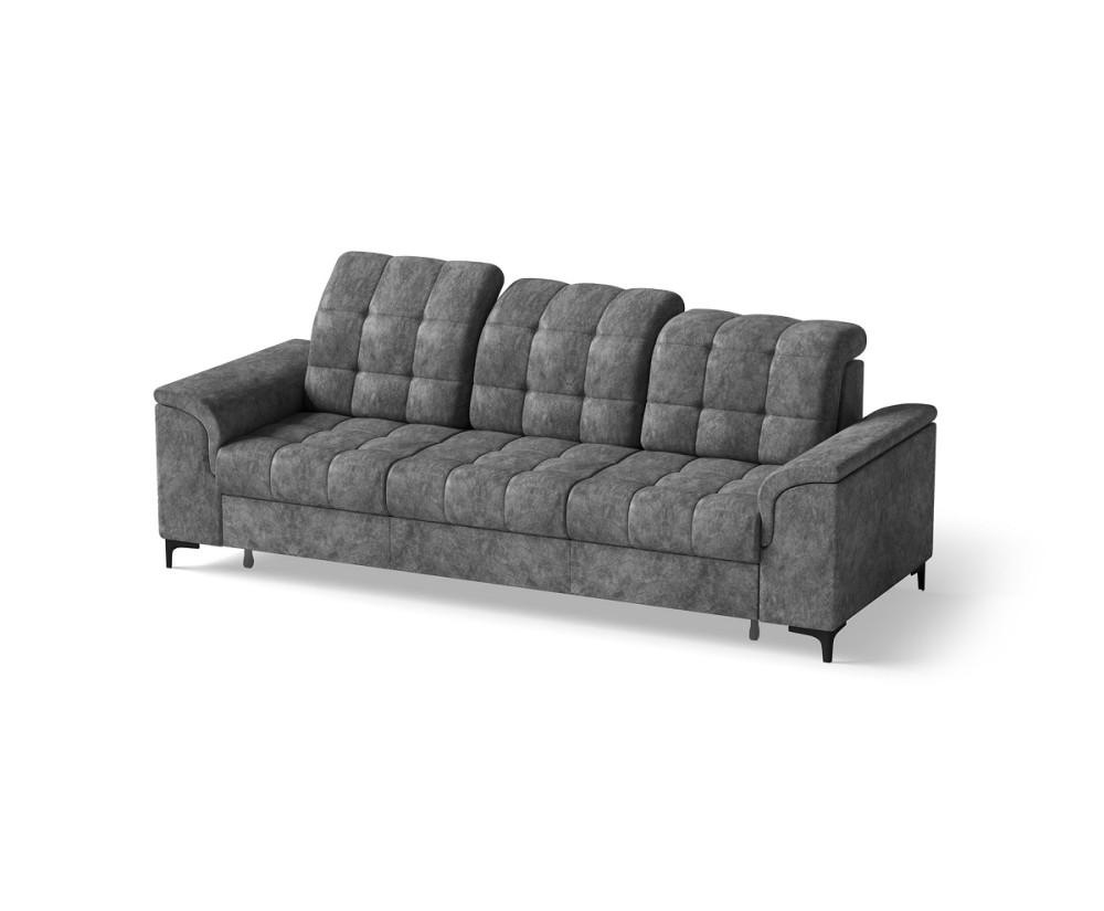 Modernes 3-Sitzer-Sofa mit Schlaffunktion, verstellbare Kopfteile, FERRO 57 Modernes 3-Sitzer-Sofa mit Schlaffunktion, verstellbare Kopfteile, FERRO 57