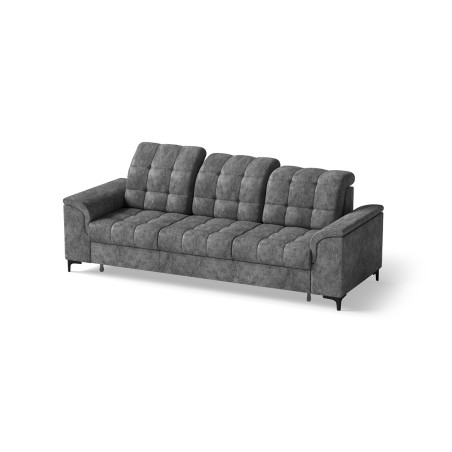Modernes 3-Sitzer-Sofa mit Schlaffunktion, verstellbare Kopfteile, FERRO 57