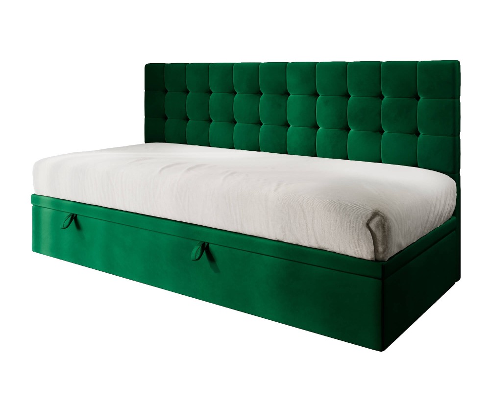 Einzelbett 90x200 cm für Kinderzimmer, ohne Matratze, MELANIA 1R