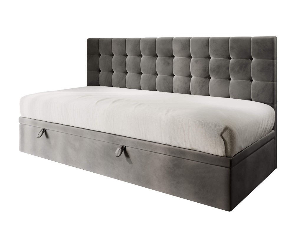 Einzelbett 90x200 cm für Kinderzimmer, ohne Matratze, MELANIA 1R Einzelbett 90x200 cm für Kinderzimmer, ohne Matratze, MELANIA 1R